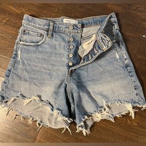 Abercrombie “the dad short” high rise shorts